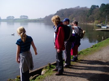Surveying the tarn